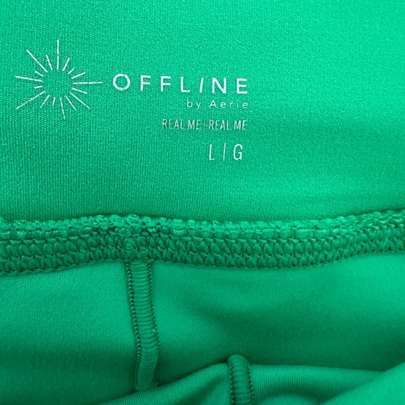 Offline by Aerie Vibrant Green Pleated Active Skort - Picture 5 of 5
